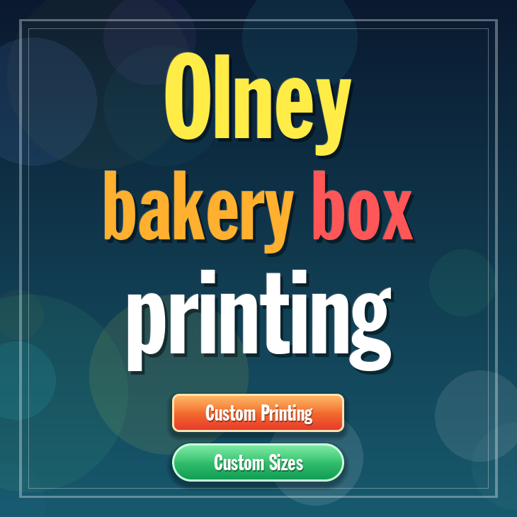Olney bakery box printing