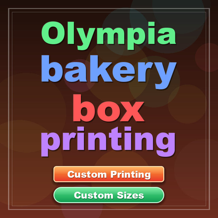 Olympia bakery box printing