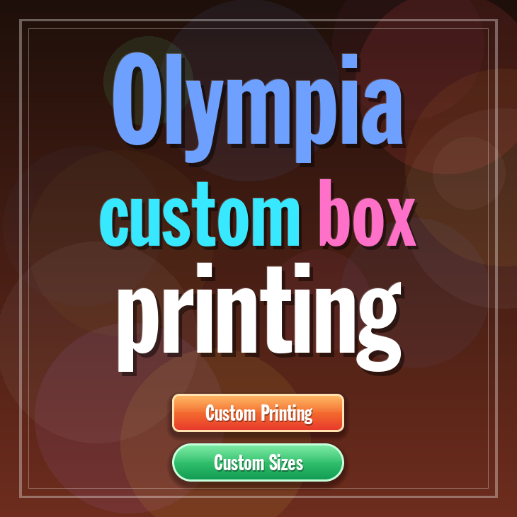 Olympia custom box printing