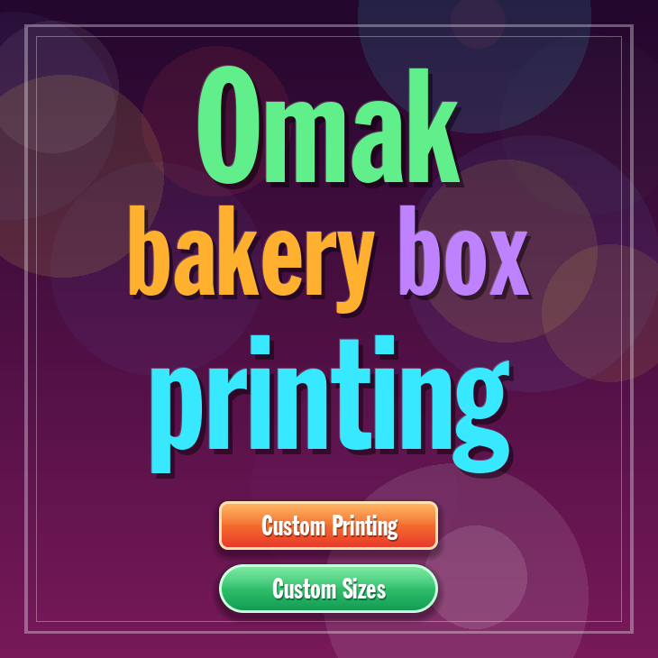 Omak bakery box printing