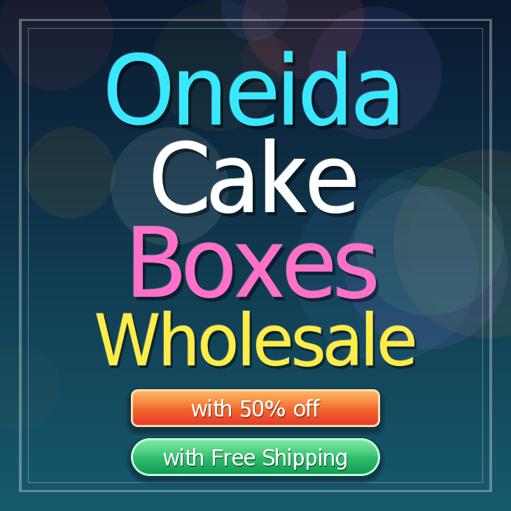 Oneida cake boxes