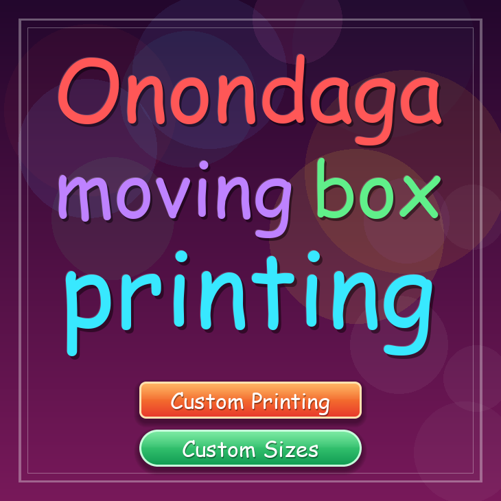 Onondaga moving box printing
