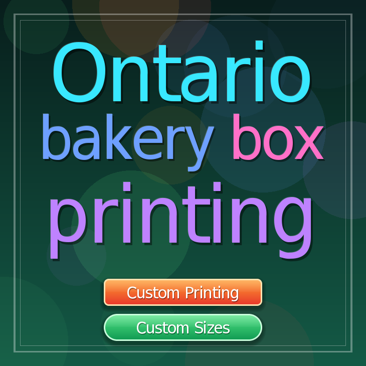 Ontario bakery box printing