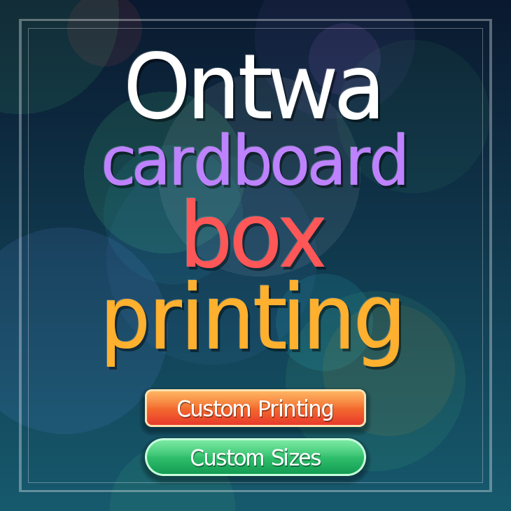 Ontwa cardboard box printing