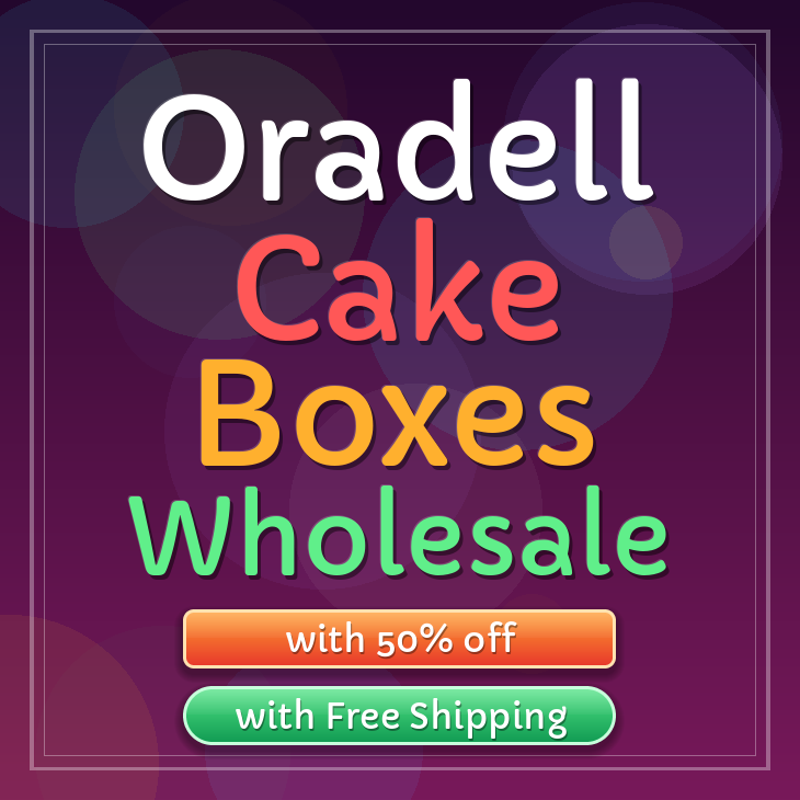 Oradell cake boxes
