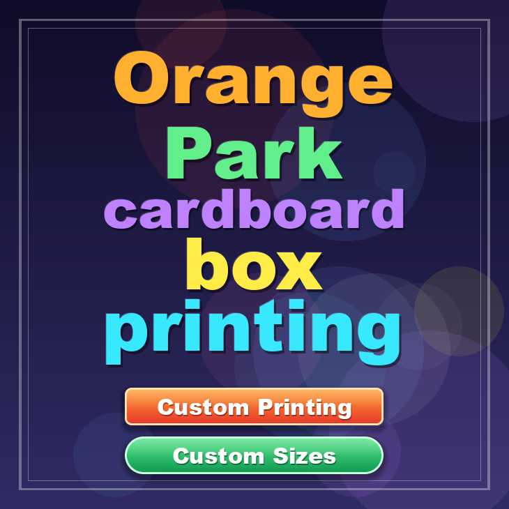 Orange Park cardboard box printing