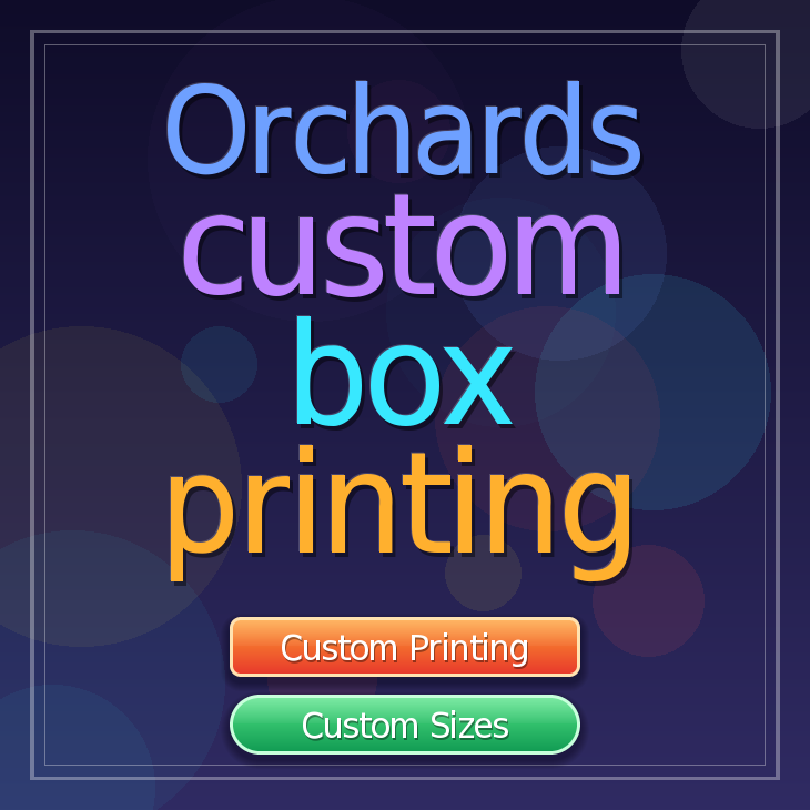Orchards custom box printing