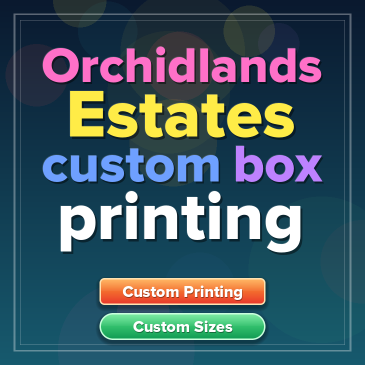 Orchidlands Estates custom box printing