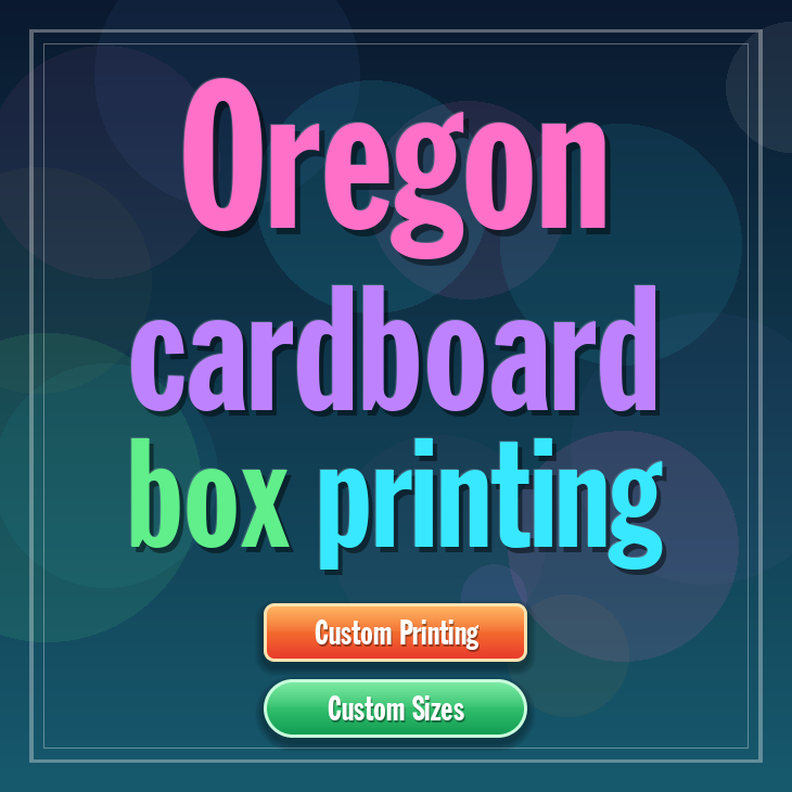 Oregon cardboard box printing