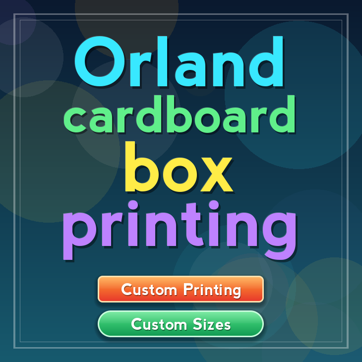 Orland cardboard box printing