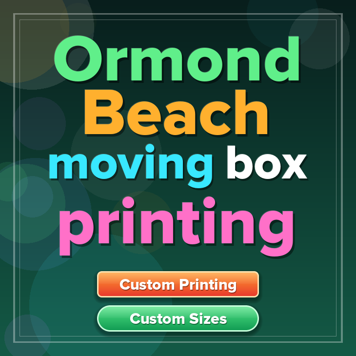 Ormond Beach moving box printing