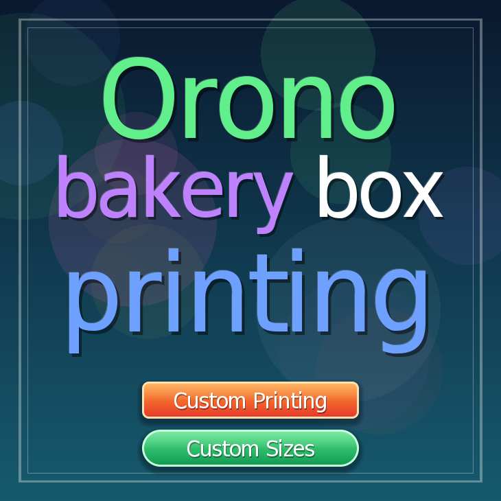 Orono bakery box printing