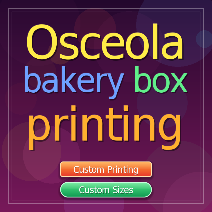 Osceola bakery box printing