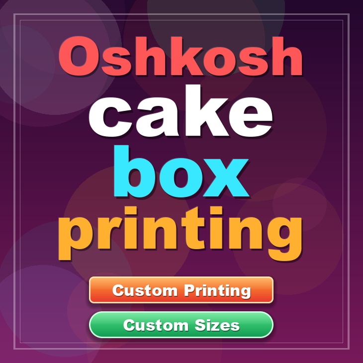 Oshkosh cake box printing
