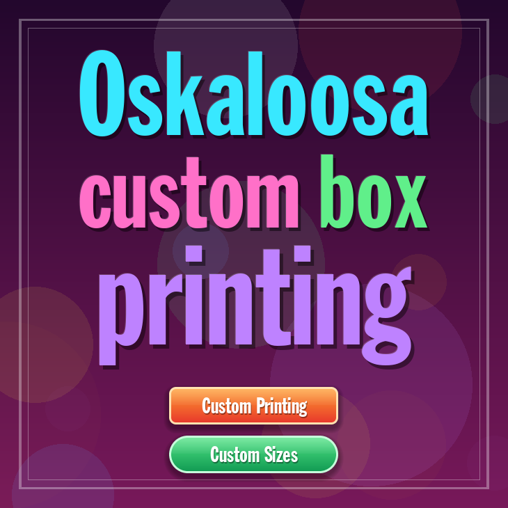 Oskaloosa custom box printing