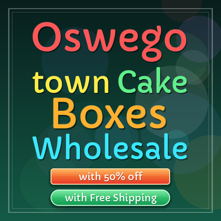 Oswego Town cake boxes