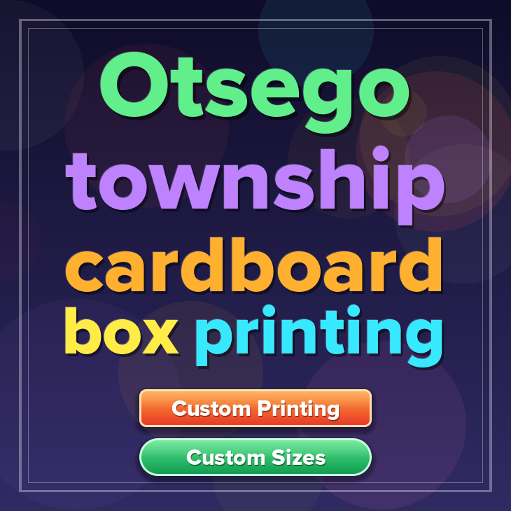 Otsego township cardboard box printing