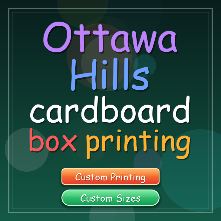Ottawa Hills cardboard box printing
