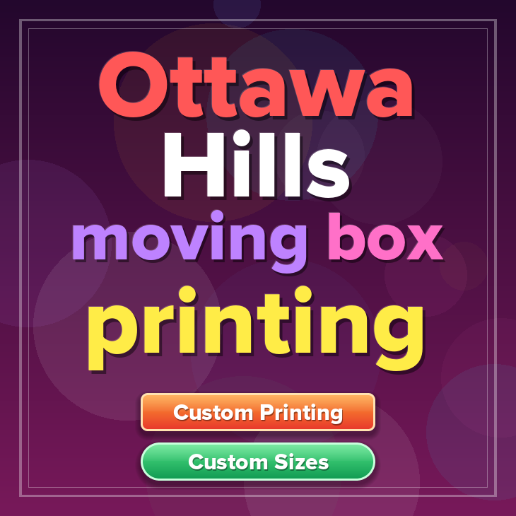 Ottawa Hills moving box printing