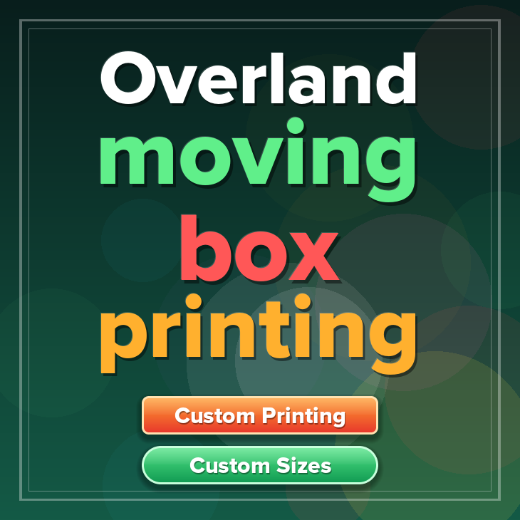 Overland moving box printing