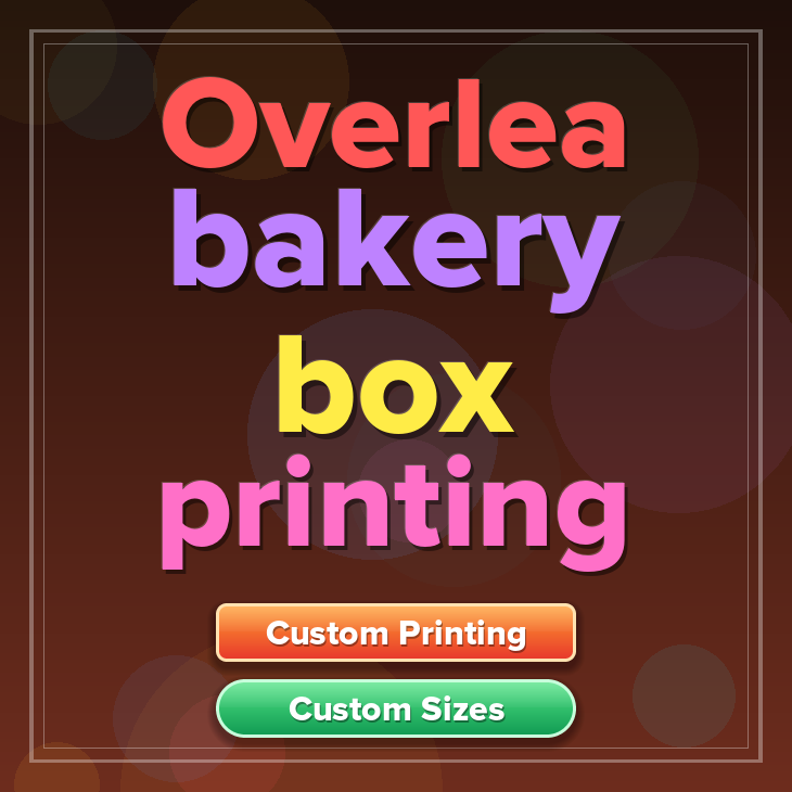 Overlea bakery box printing