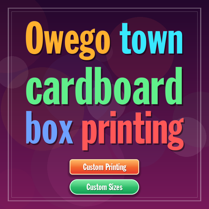 Owego town cardboard box printing