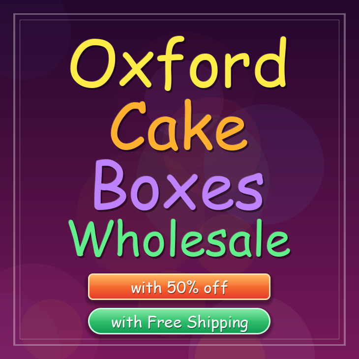 Oxford cake boxes
