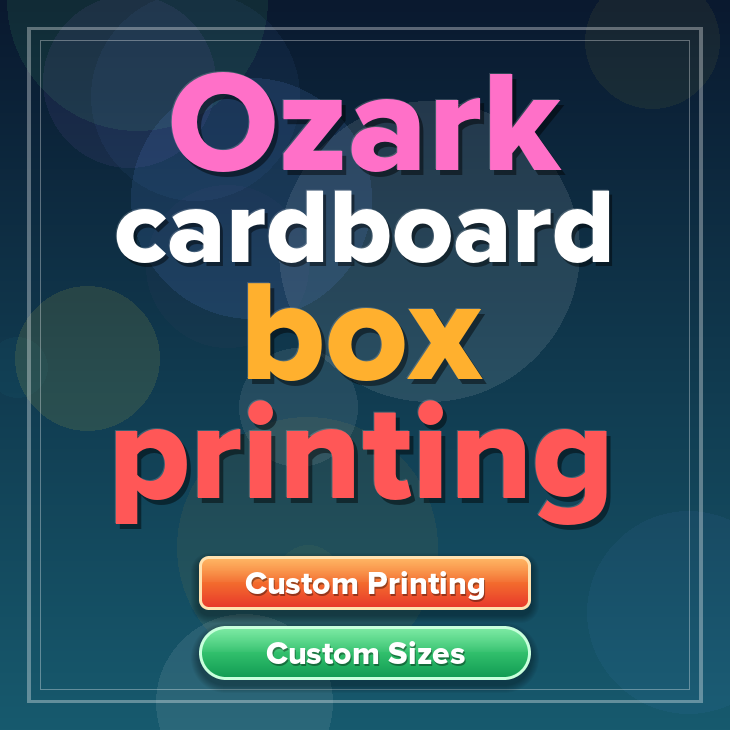 Ozark cardboard box printing