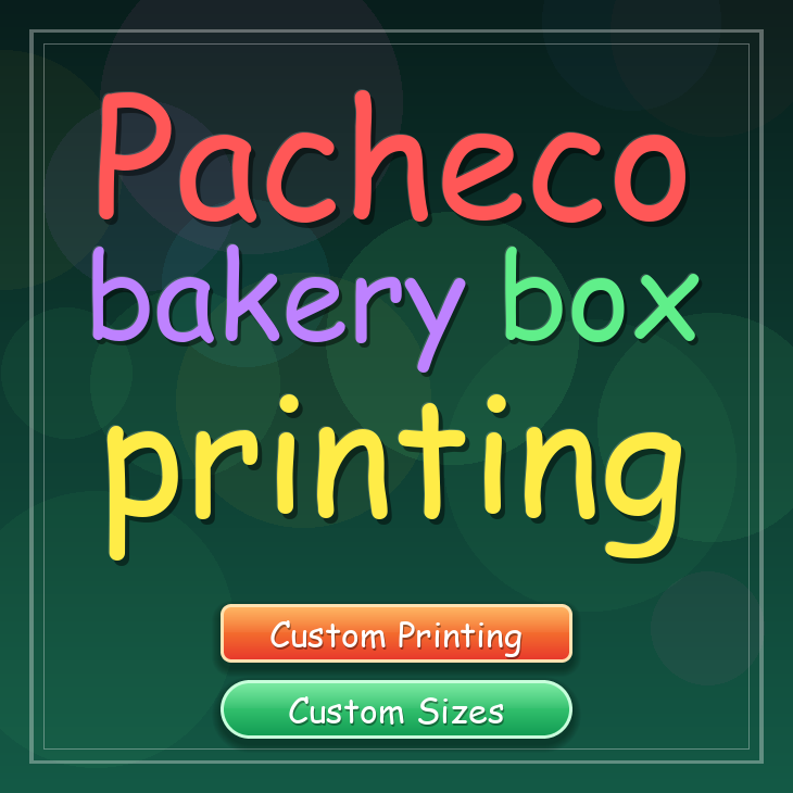 Pacheco bakery box printing