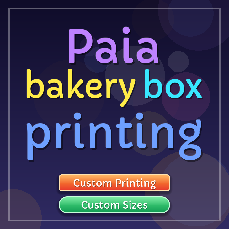 Paia bakery box printing