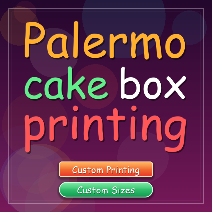 Palermo cake box printing