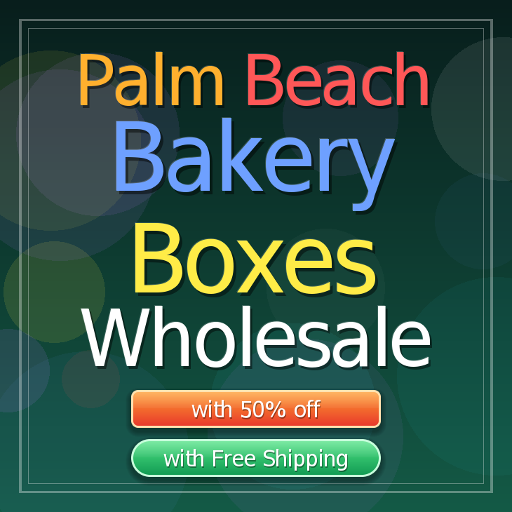 Palm Beach bakery boxes
