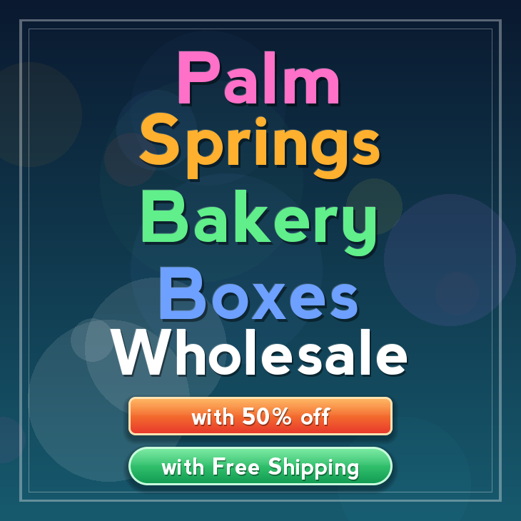 Palm Springs bakery boxes