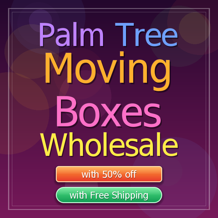 Palm Tree moving boxes