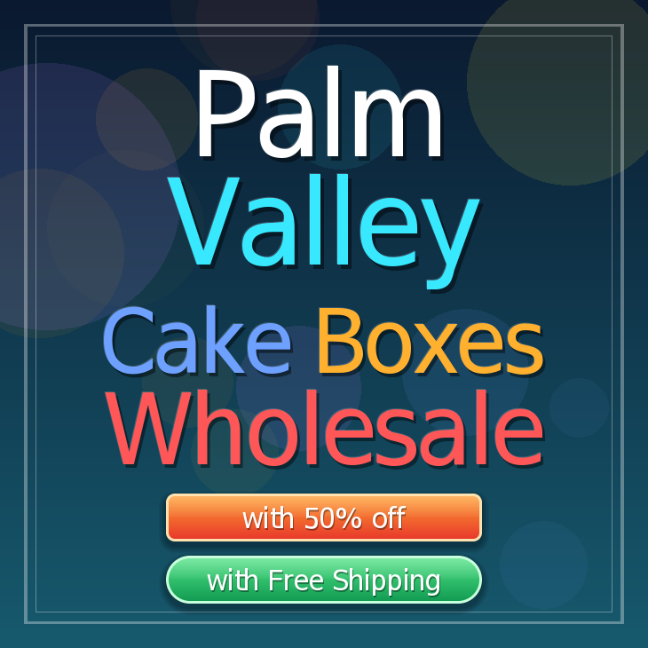 Palm Valley cake boxes