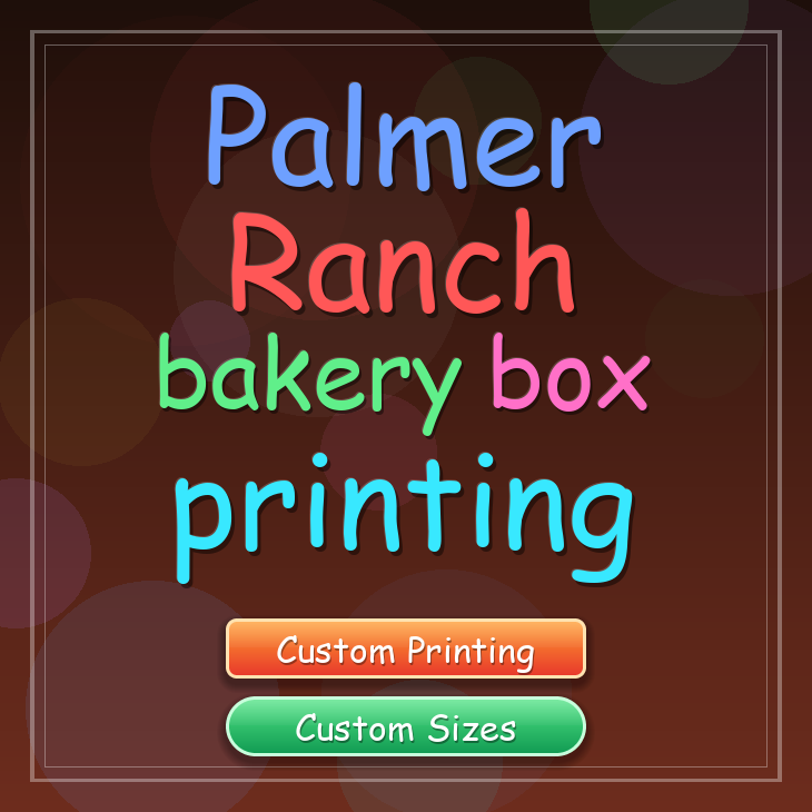 Palmer Ranch bakery box printing