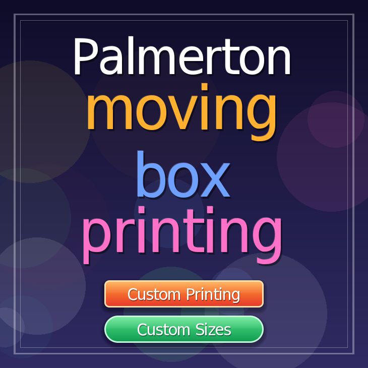 Palmerton moving box printing