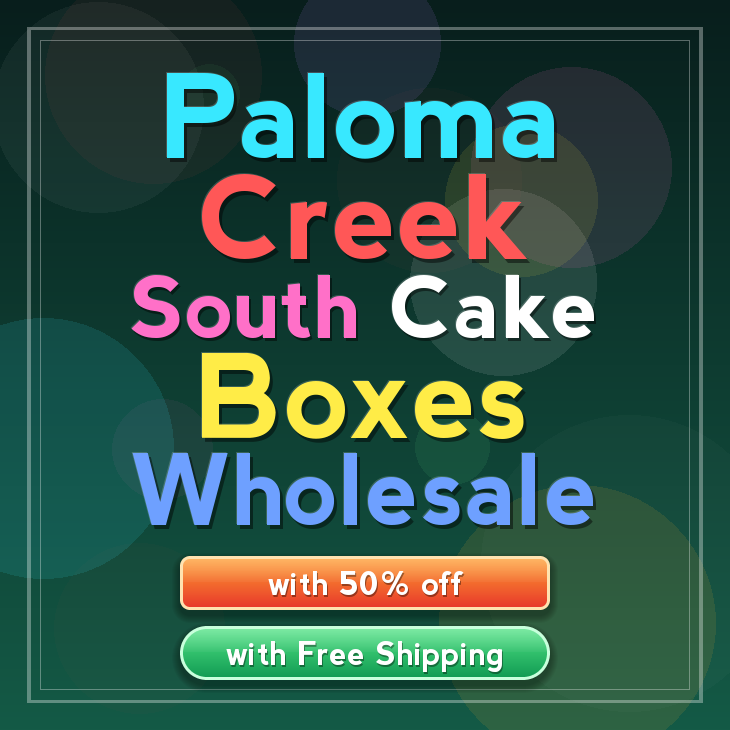 Paloma Creek South cake boxes