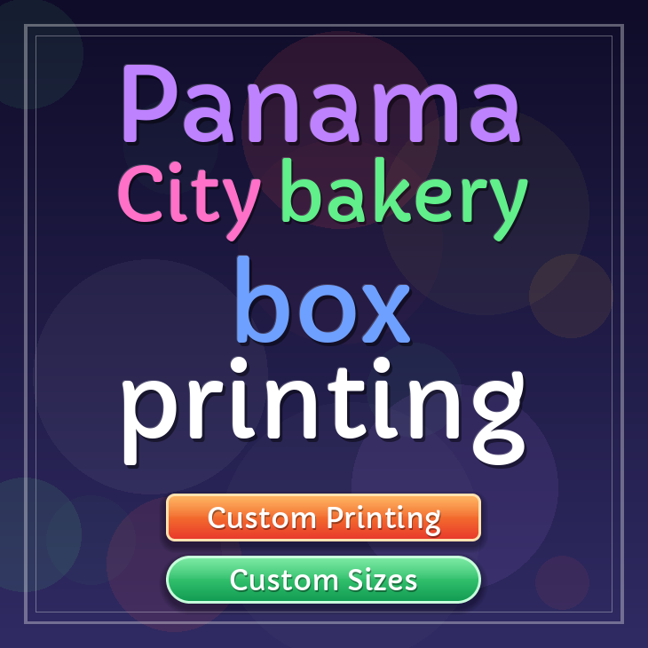 Panama City bakery box printing