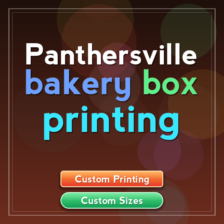 Panthersville bakery box printing