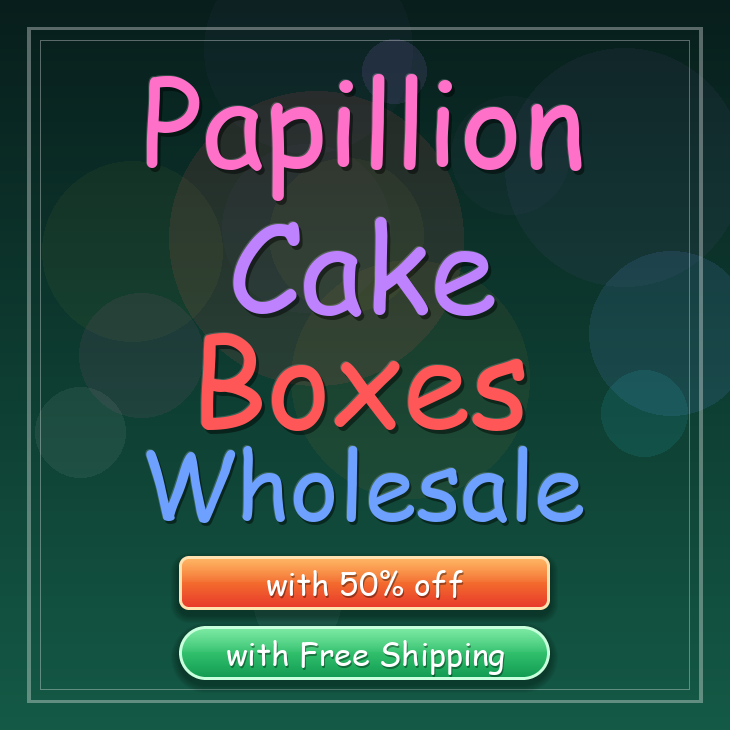Papillion cake boxes