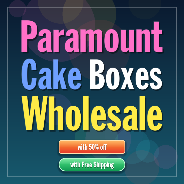 Paramount cake boxes