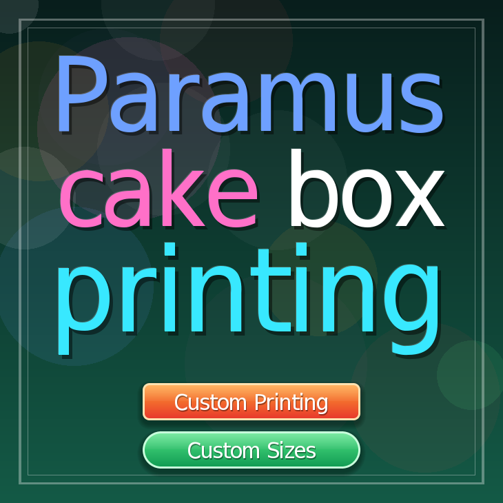 Paramus cake box printing