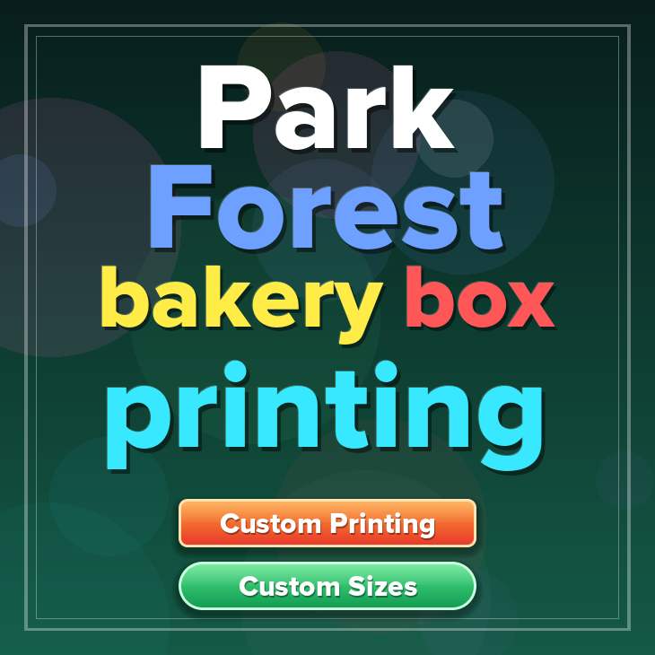 Park Forest bakery box printing