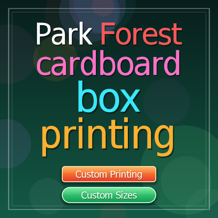 Park Forest cardboard box printing