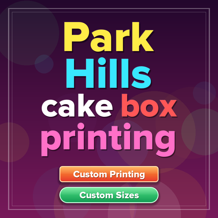 Park Hills cake box printing