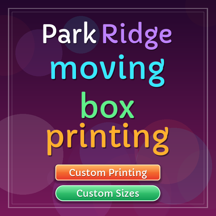 Park Ridge moving box printing