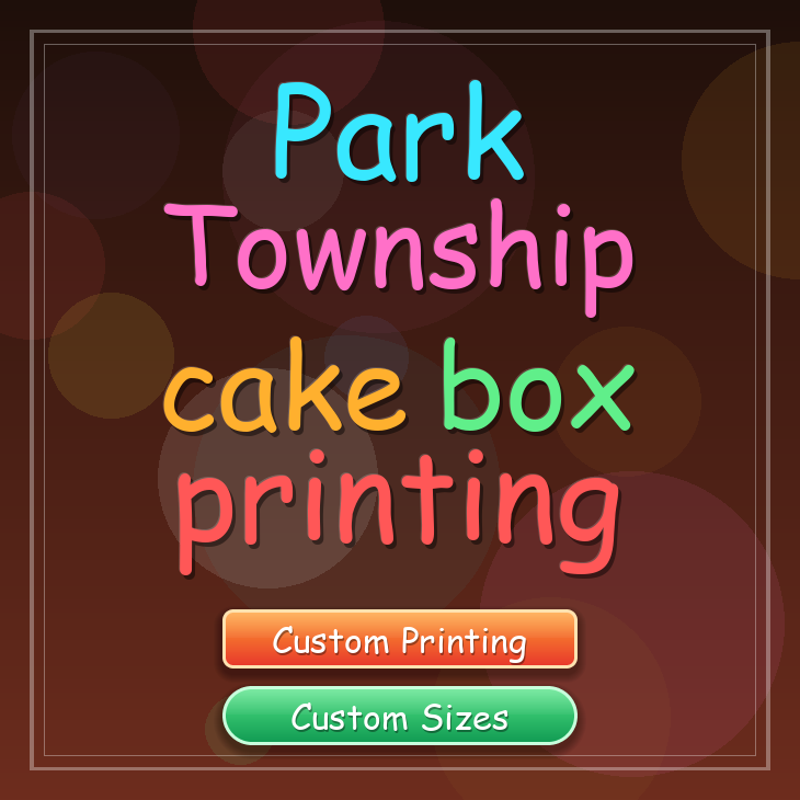 Park Township cake box printing