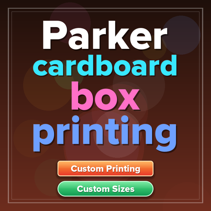 Parker cardboard box printing