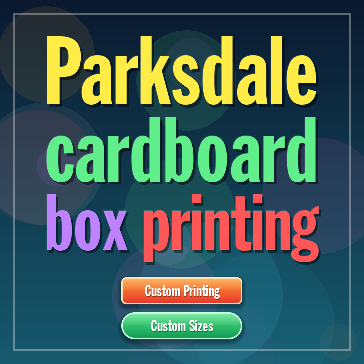 Parksdale cardboard box printing